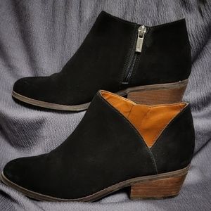 Lucky Brand LP-Fenley Leather Booties | Size 7
